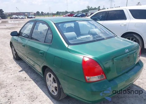 2002 Hyundai Elantra Gls from USA, damaged, VIN KMHDN45D82U388463